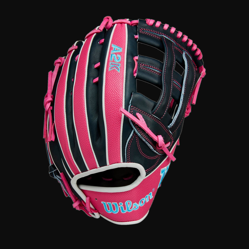 Wilson Summer 2025 A2K 1750 Model 12.5" Outfield Baseball Glove [bgblk]