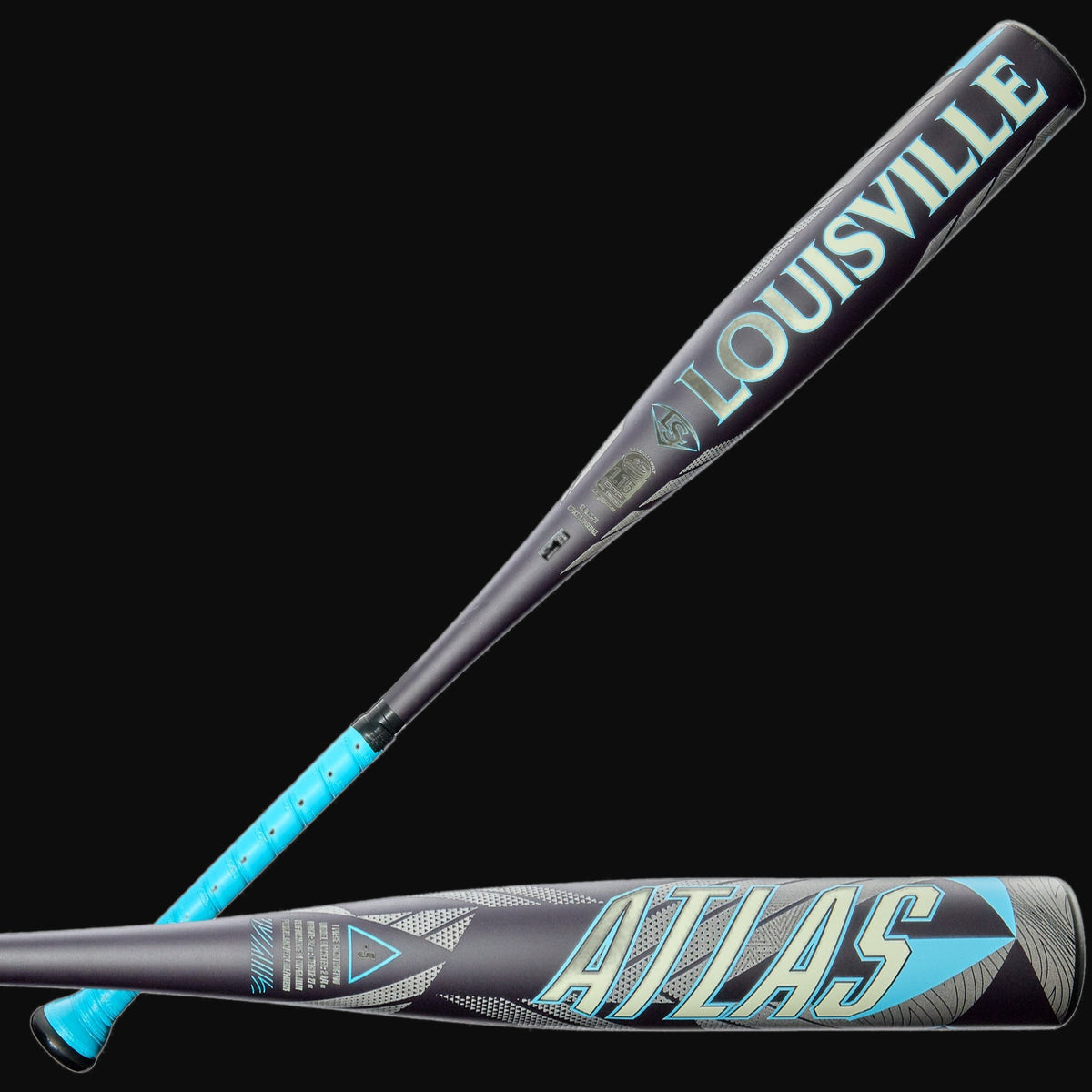 Louisville Slugger 2026 Atlas 1-Piece Alloy 2-3/4" Barrel -5 USSSA Baseball Bat [bgblk]
