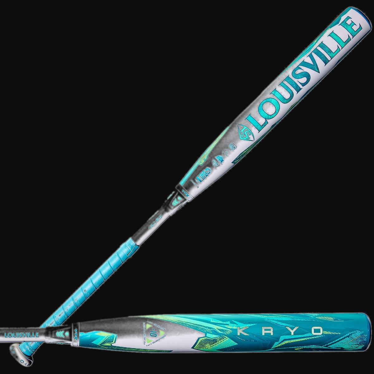 Louisville Slugger 2026 Kryo -10 2-Piece 2-1/4" Barrel Fastpitch Softball Bat [bgblk]