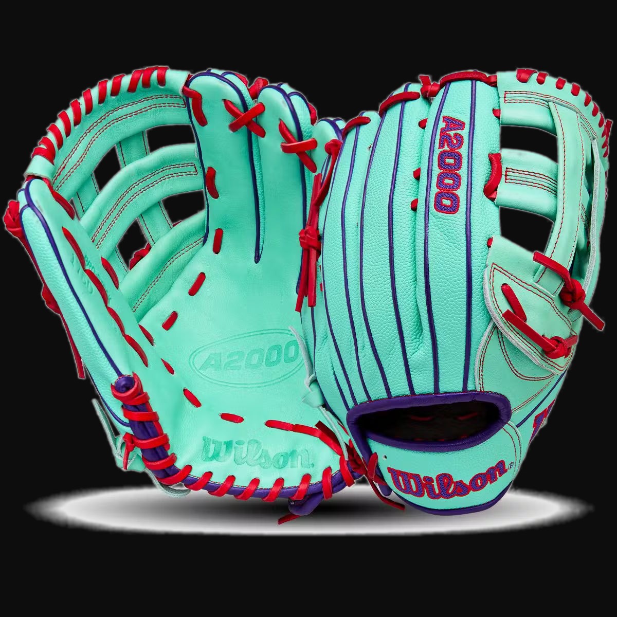 Wilson Fall 2025 A2000 1750 SuperSkin Model 12.5" Outfield Glove [bgblk]