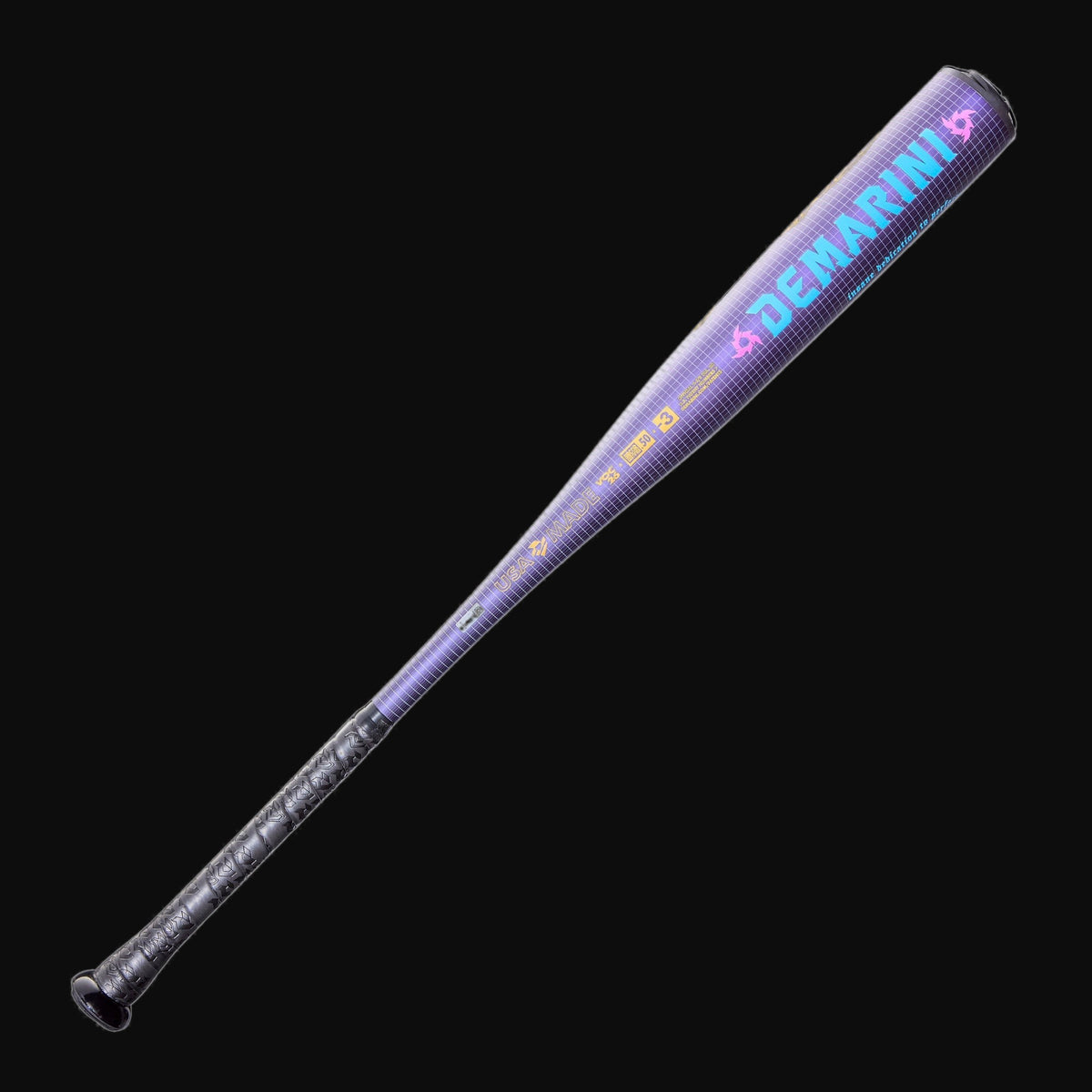 DeMarini 2026 Voodoo One -3 BBCOR One-Piece Alloy 2-5/8" Barrel Baseball Bat [bgblk]