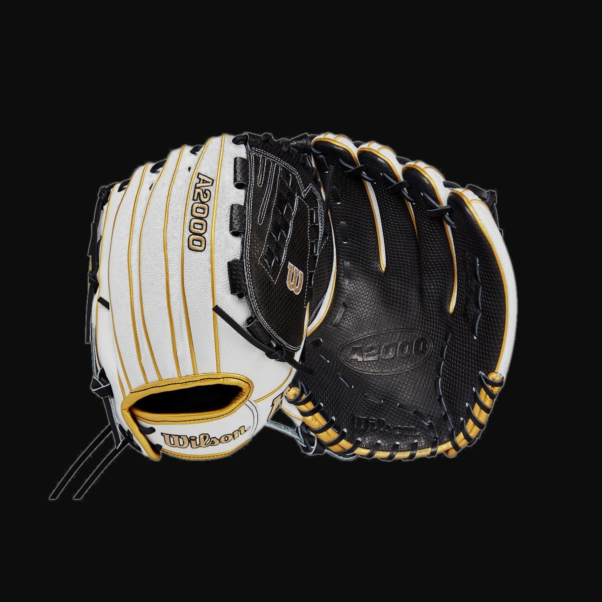 Wilson 2024 A2000 V125 w/Spin Control & SuperSkin WBW10140 12.5" Fastpitch Fielders Glove [bgblk]