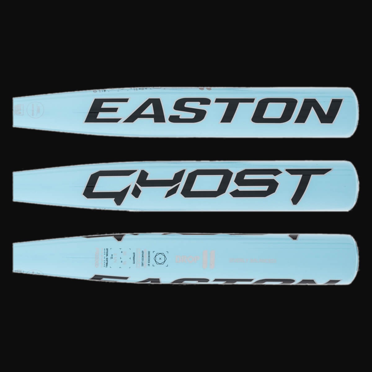 Easton 2026 Ghost Youth 1-Piece Alloy -11 Fastpitch Softball Bat [bgblk]