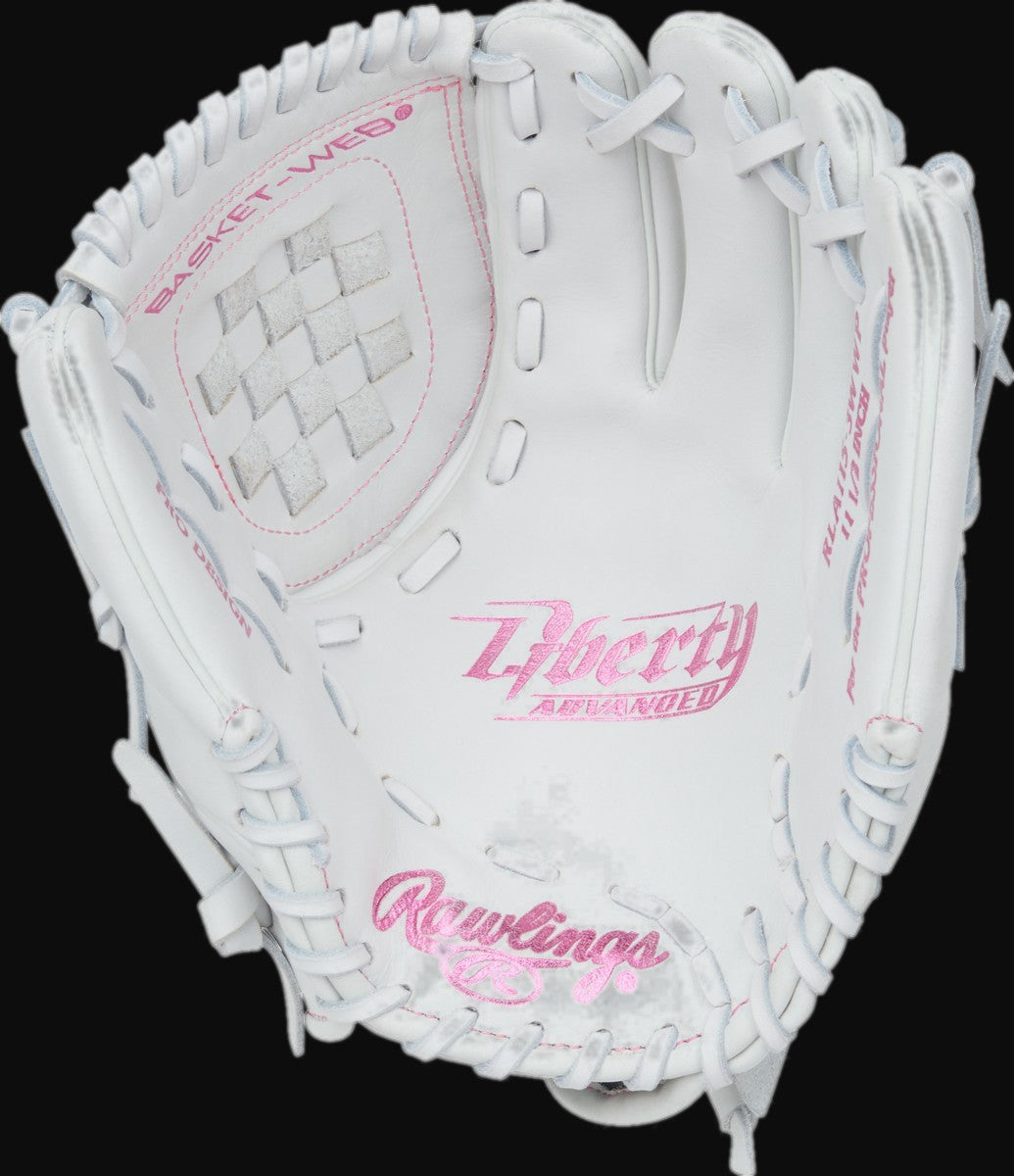 Rawlings Liberty Advanced Series RLA115-3WWP Model 11.5" Fastpitch Softball Glove [bgblk]
