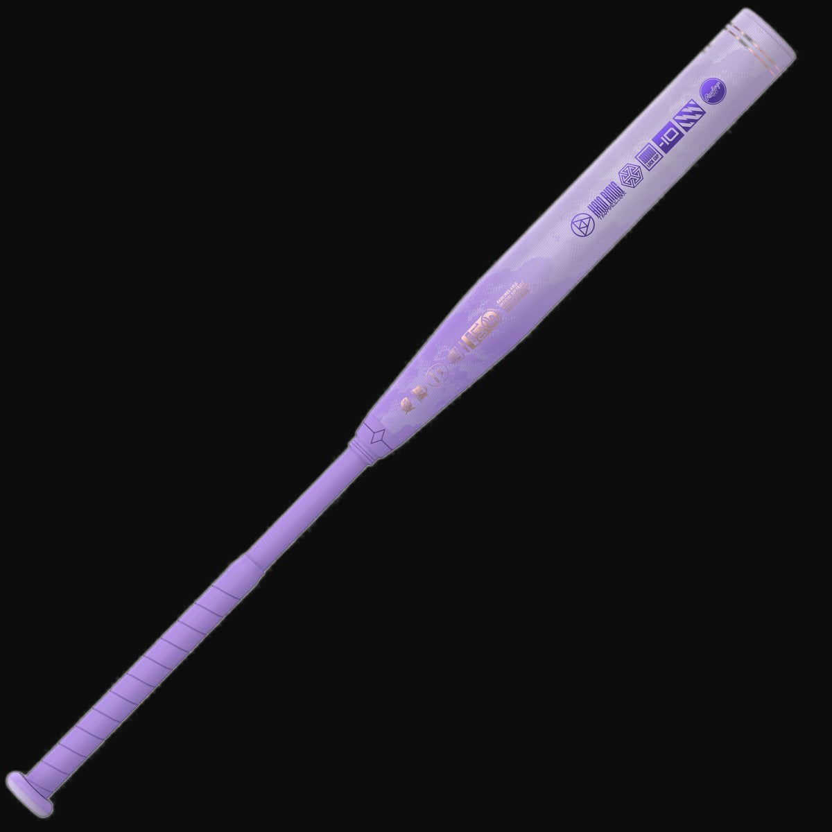 Rawlings 2027 Halo 2-Piece Gapped Barrel Wall Design -10 Fastpitch Bat [bgblk]