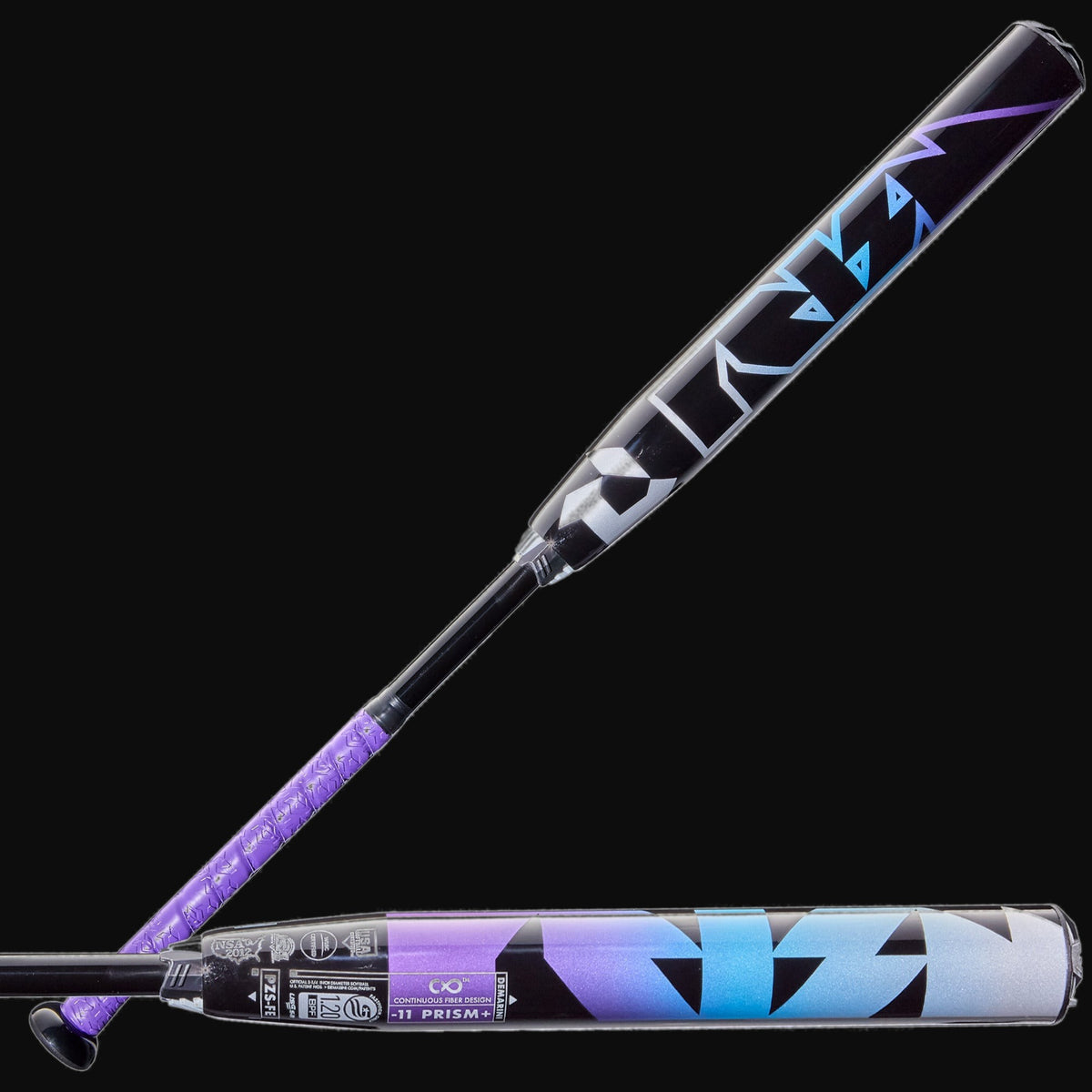 DeMarini 2026 Prism+ 2-Piece Composite 2-1/4" Barrel -11 Fastpitch Bat [bgblk]