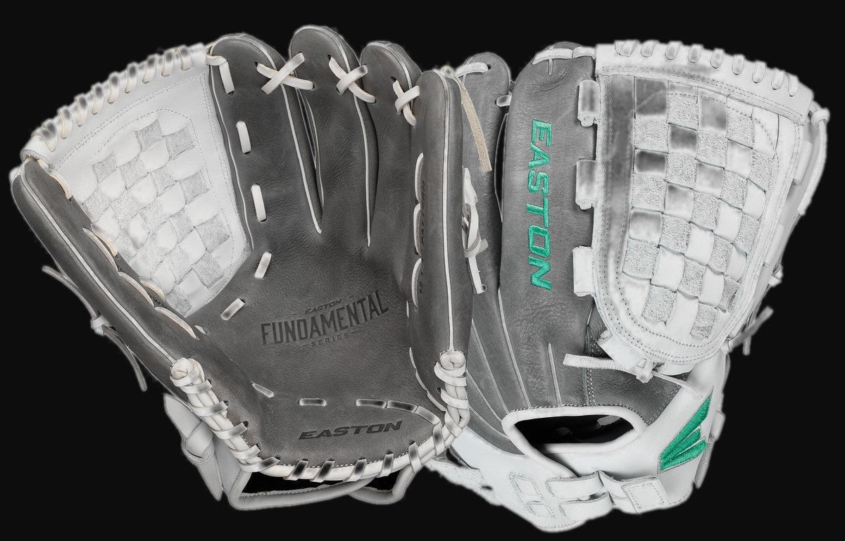 Easton Fundamental T Woven Web 12.5" Fastpitch Fielders Glove [bgblk]