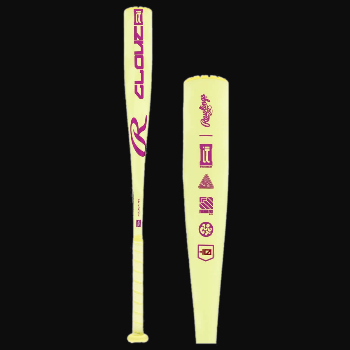 Rawlings 2026 Clout Ai 1-Piece Aluminum -10 USA 2-5/8" Barrel Baseball Bat [bgblk]
