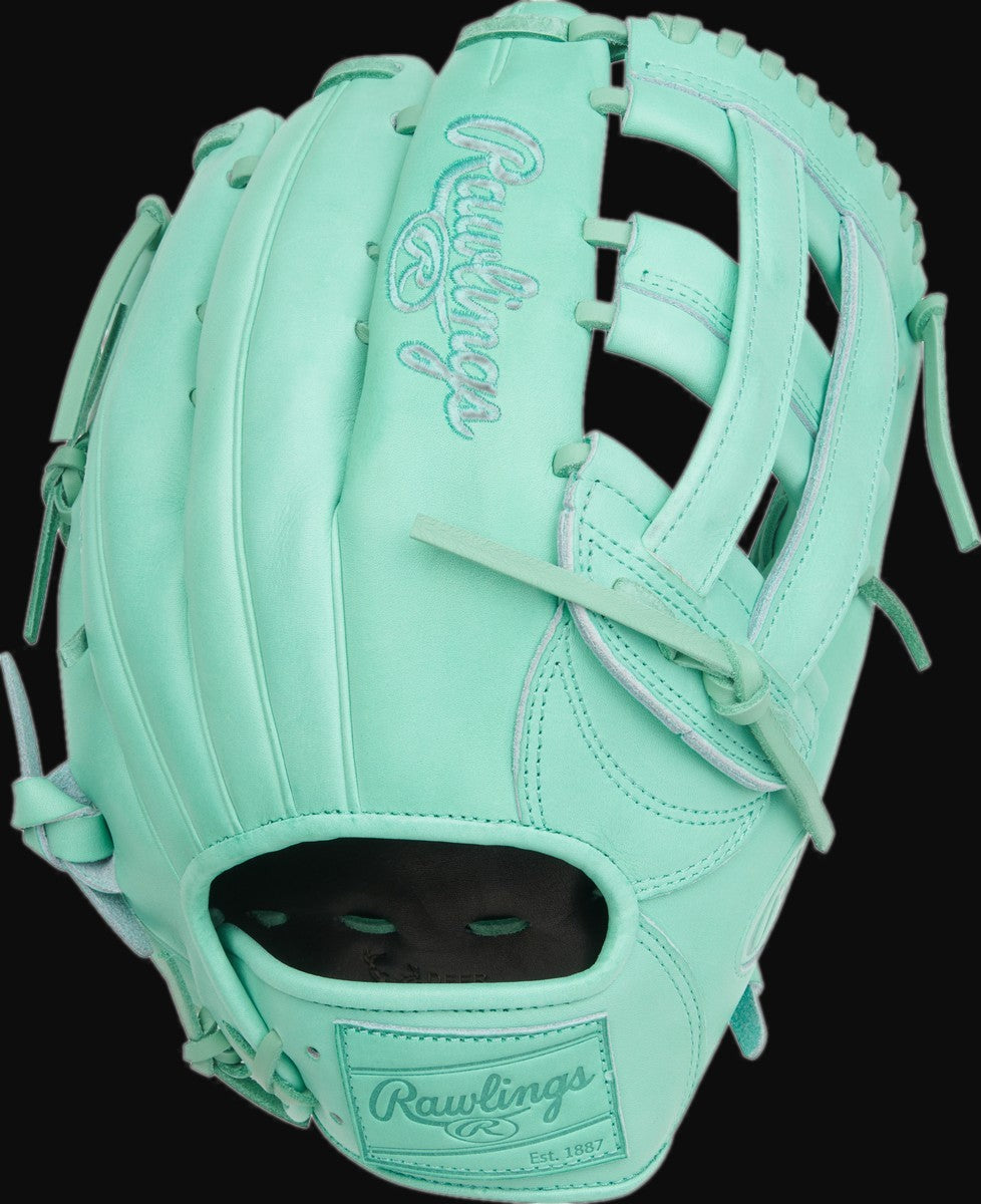 Rawlings Heart of the Hide PROR3039-6M Model 12.75" Baseball Outfield Glove [bgblk]