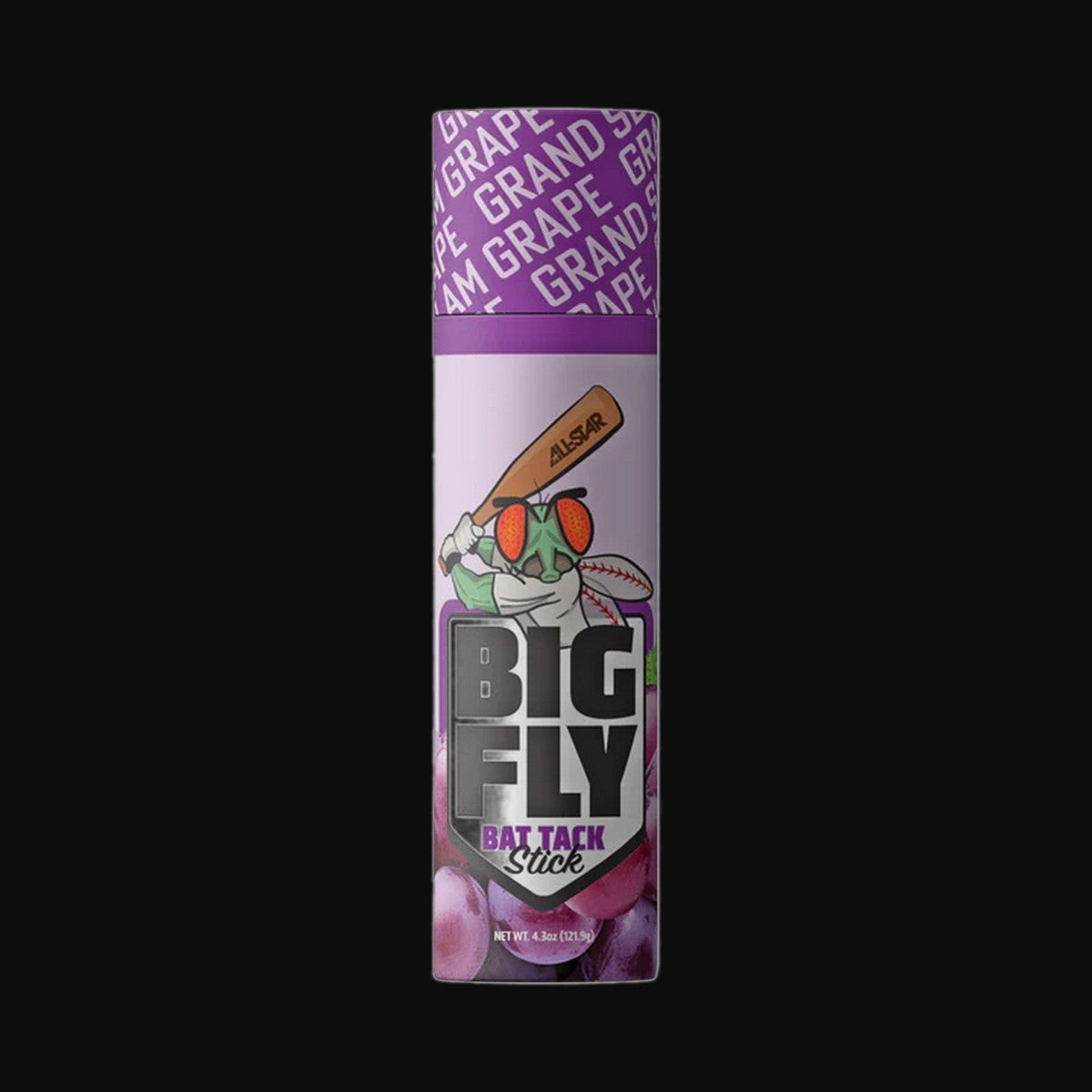 All-Star Big Fly Grand Slam Grape Scented Bat Grip Stick [bgblk]