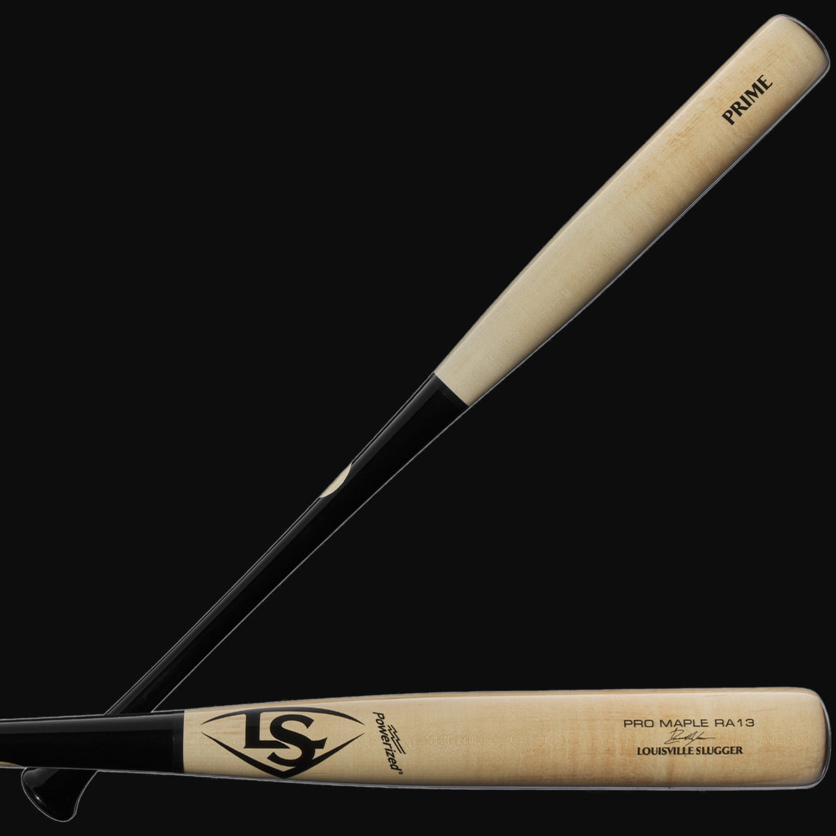 Louisville Slugger RA13 Ronald Acuna Pro Prime Signature Model Maple Wood Baseball Bat [bgblk]