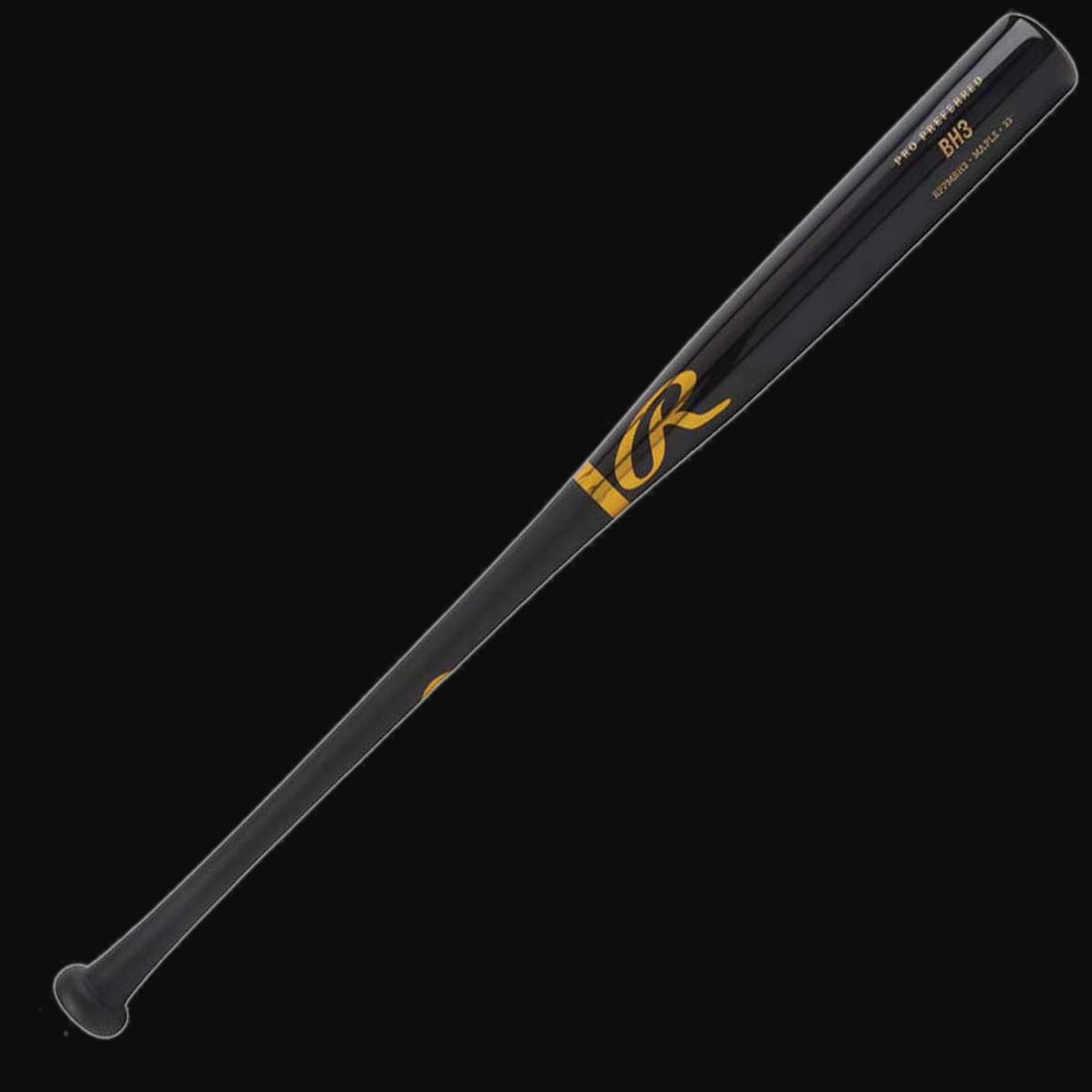 Rawlings Pro Preferred BH3 Maple Baseball Wood Bat [bgblk]