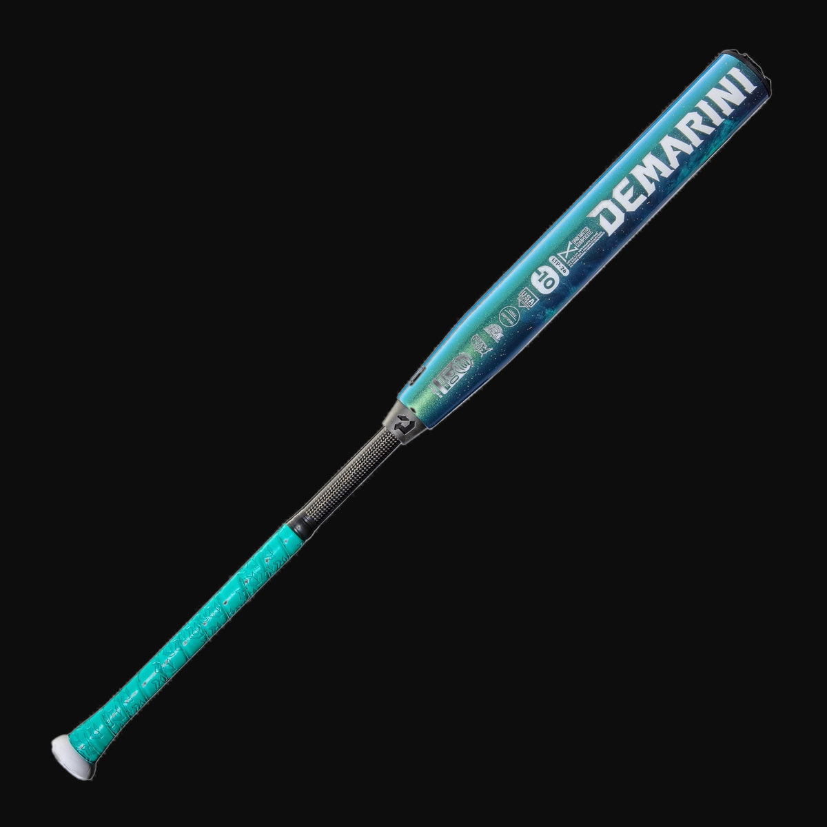 DeMarini 2026 Lotus -10 2-Piece Composite 2-1/4" Barrel Fastpitch Softball Bat [bgblk]