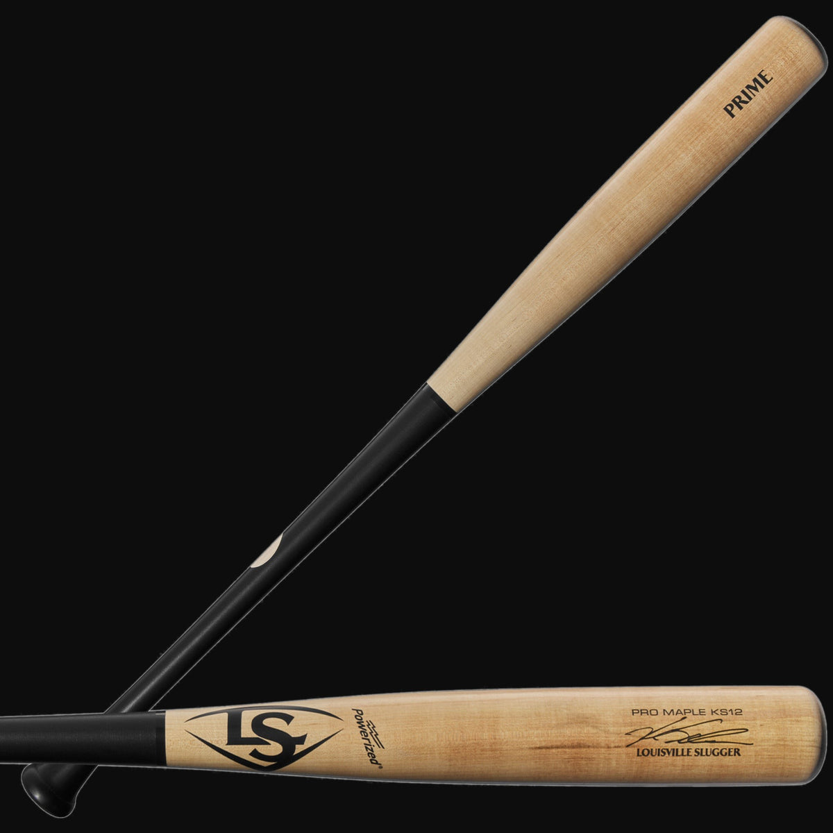 Louisville Slugger KS12 Kyle Schwarber Pro Prime Signature Model Maple Wood Baseball Bat [bgblk]