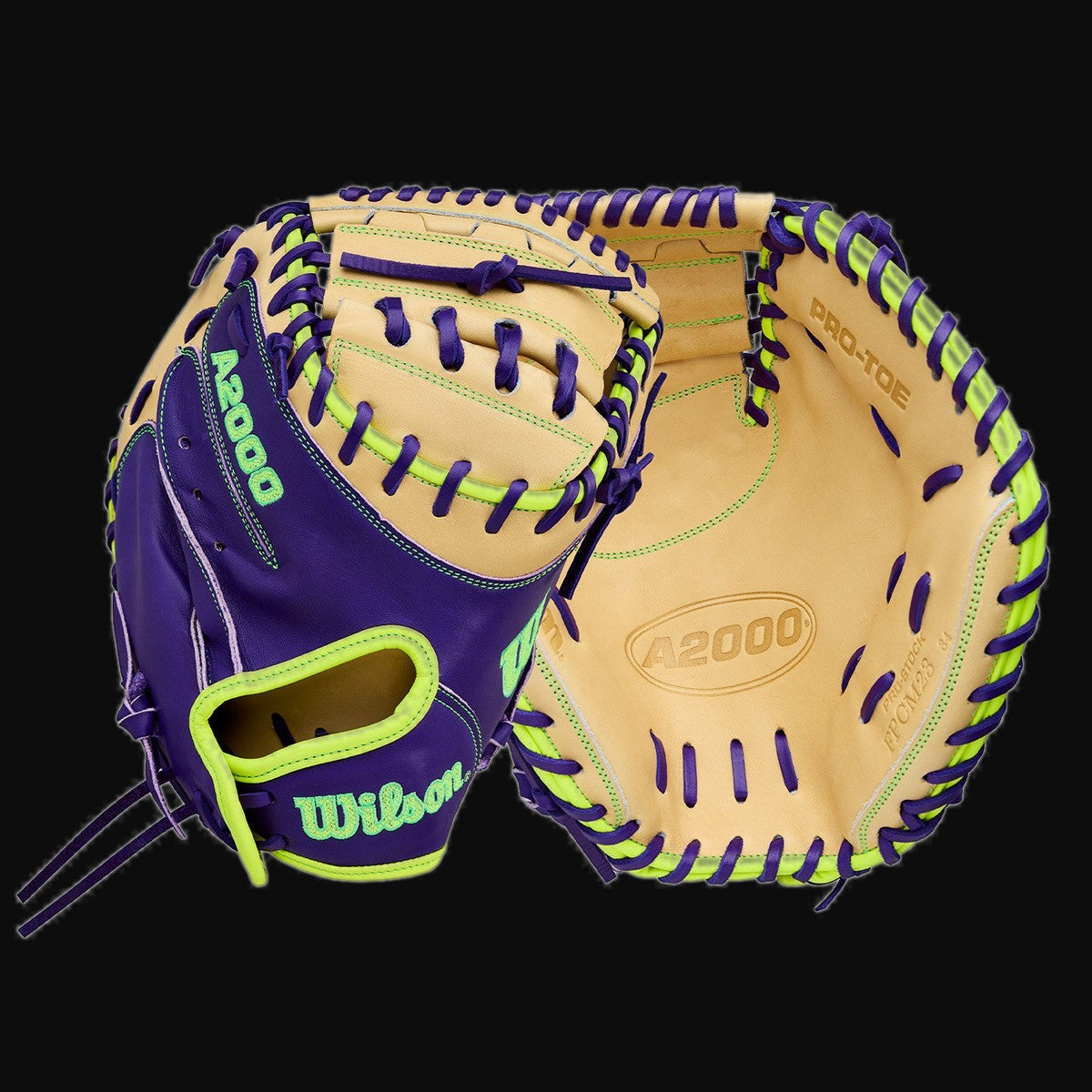 Wilson Spring 2026 A2000 FPCM23 Model 34" Fastpitch Catcher's Mitt [bgblk]