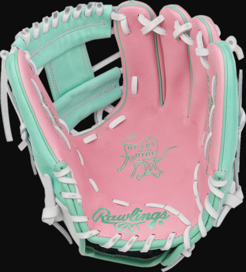 Rawlings Heart of the Hide PROR204W-2PW Model 11.5" Baseball Infield Glove [bgblk]