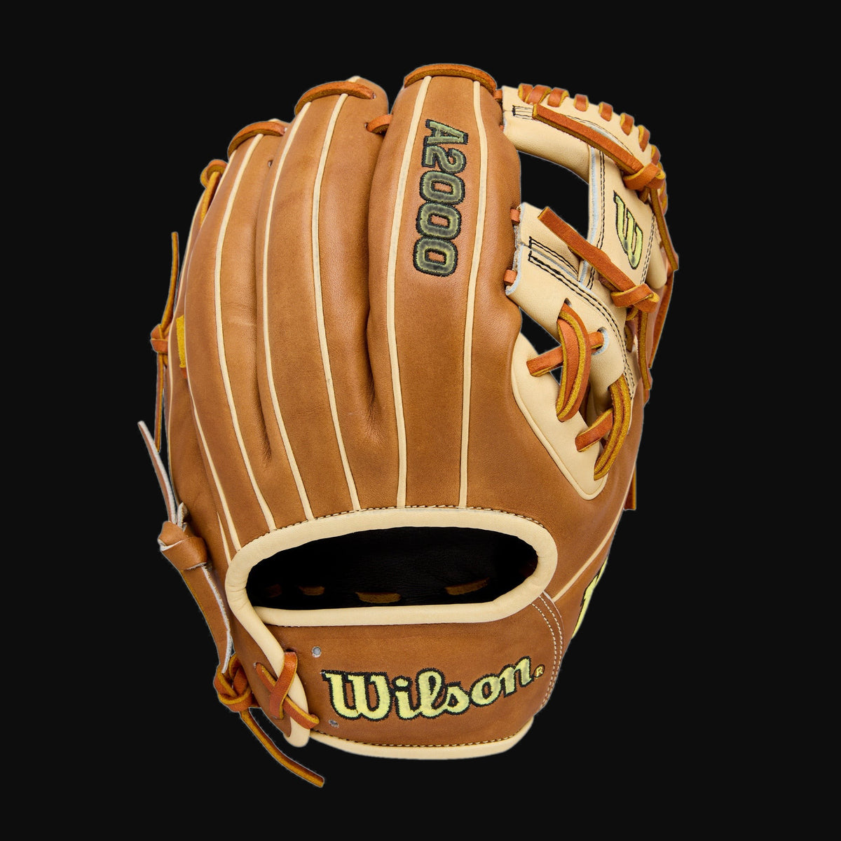 Wilson A2000 Classic 1786 Black/Blonde Model 11.5" Baseball Infield Glove [bgblk]