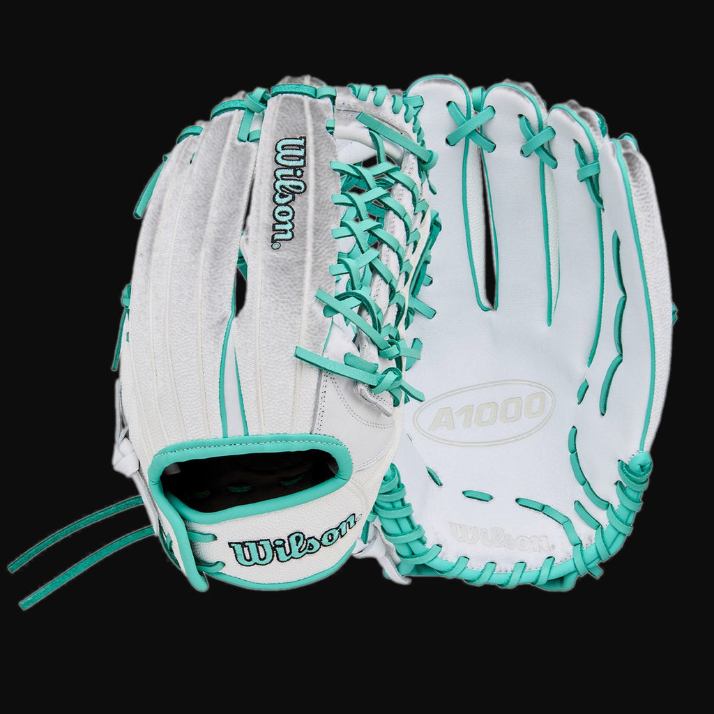 Wilson A1000 T125 Model 12.5" Fastpitch Outfield Glove with SuperSkin [bgblk]