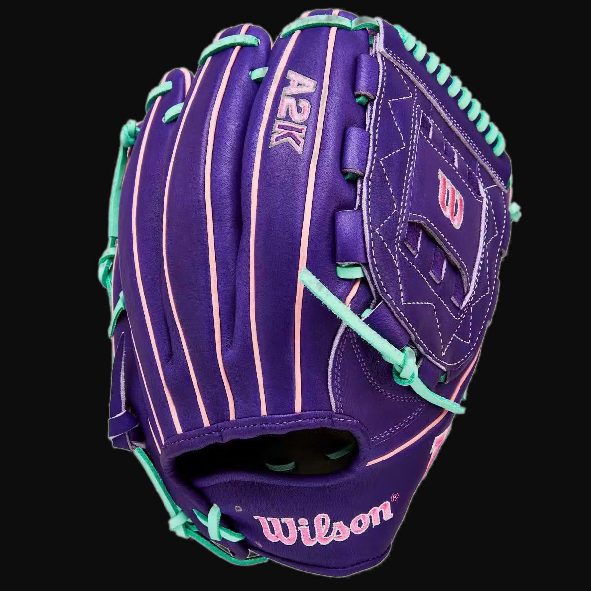 Wilson Fall 2025 A2K C12 Aso Web Model 12" Pitcher Baseball Glove [bgblk]