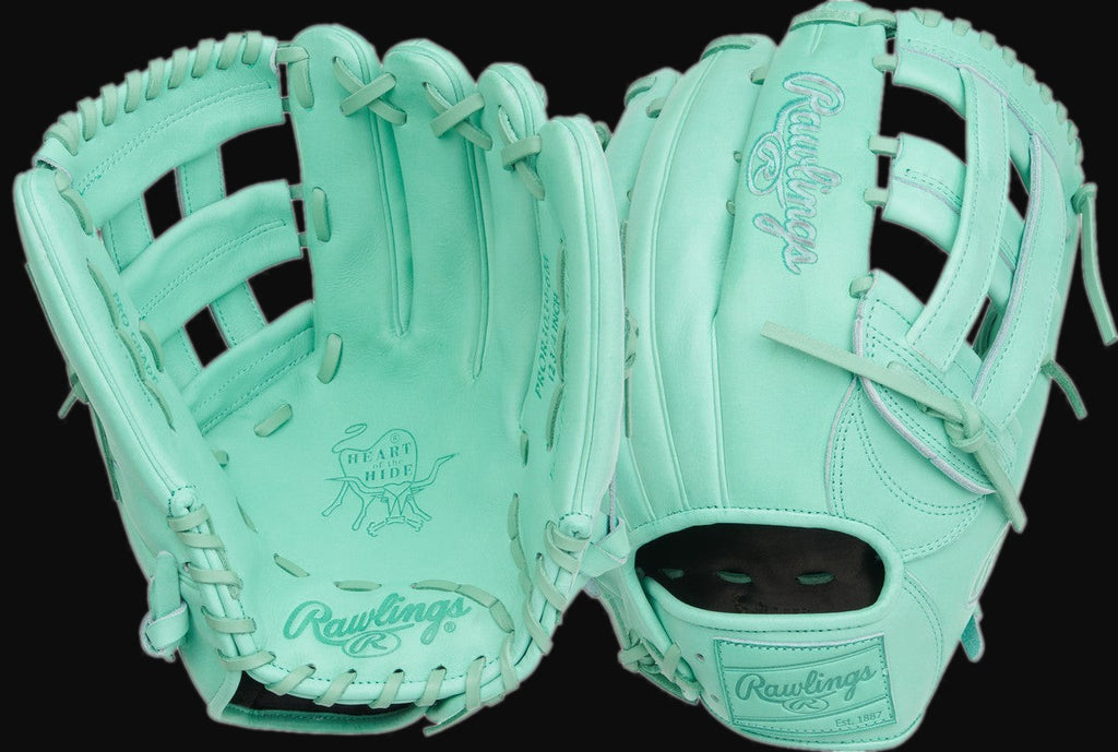 Rawlings Heart of the Hide PROR3039-6M Model 12.75" Baseball Outfield Glove [bgblk]