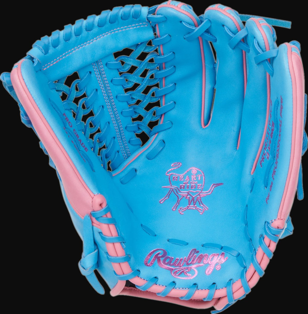 Rawlings Heart of the Hide PROR3319-4CB Model 12.75" Baseball Outfield Glove [bgblk]