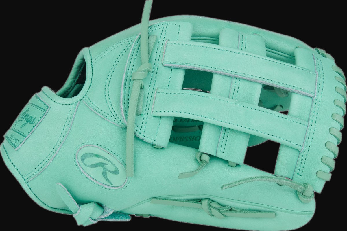 Rawlings Heart of the Hide PROR3039-6M Model 12.75" Baseball Outfield Glove [bgblk]