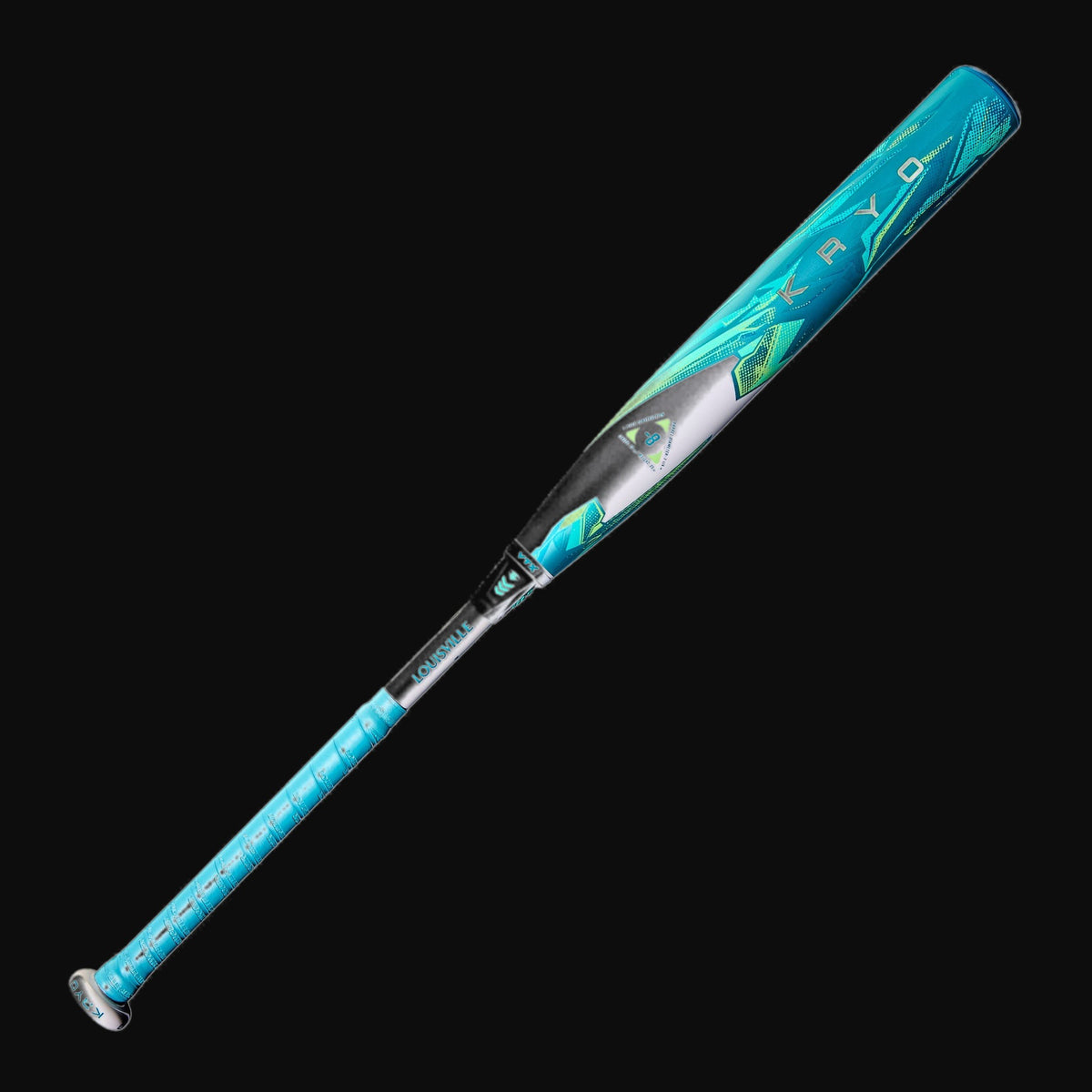 Louisville Slugger 2026 Kryo -8 2-Piece 2-1/4" Barrel Fastpitch Softball Bat [bgblk]