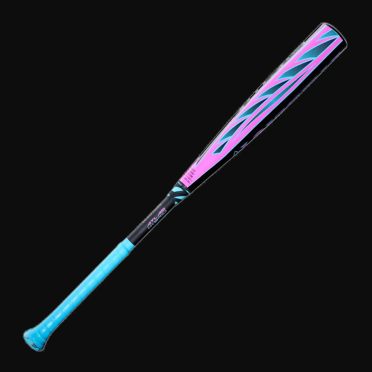 Louisville Slugger 2026 Limited Edition Pink Atlas 2-Piece Hybrid -3 BBCOR Baseball Bat [bgblk]