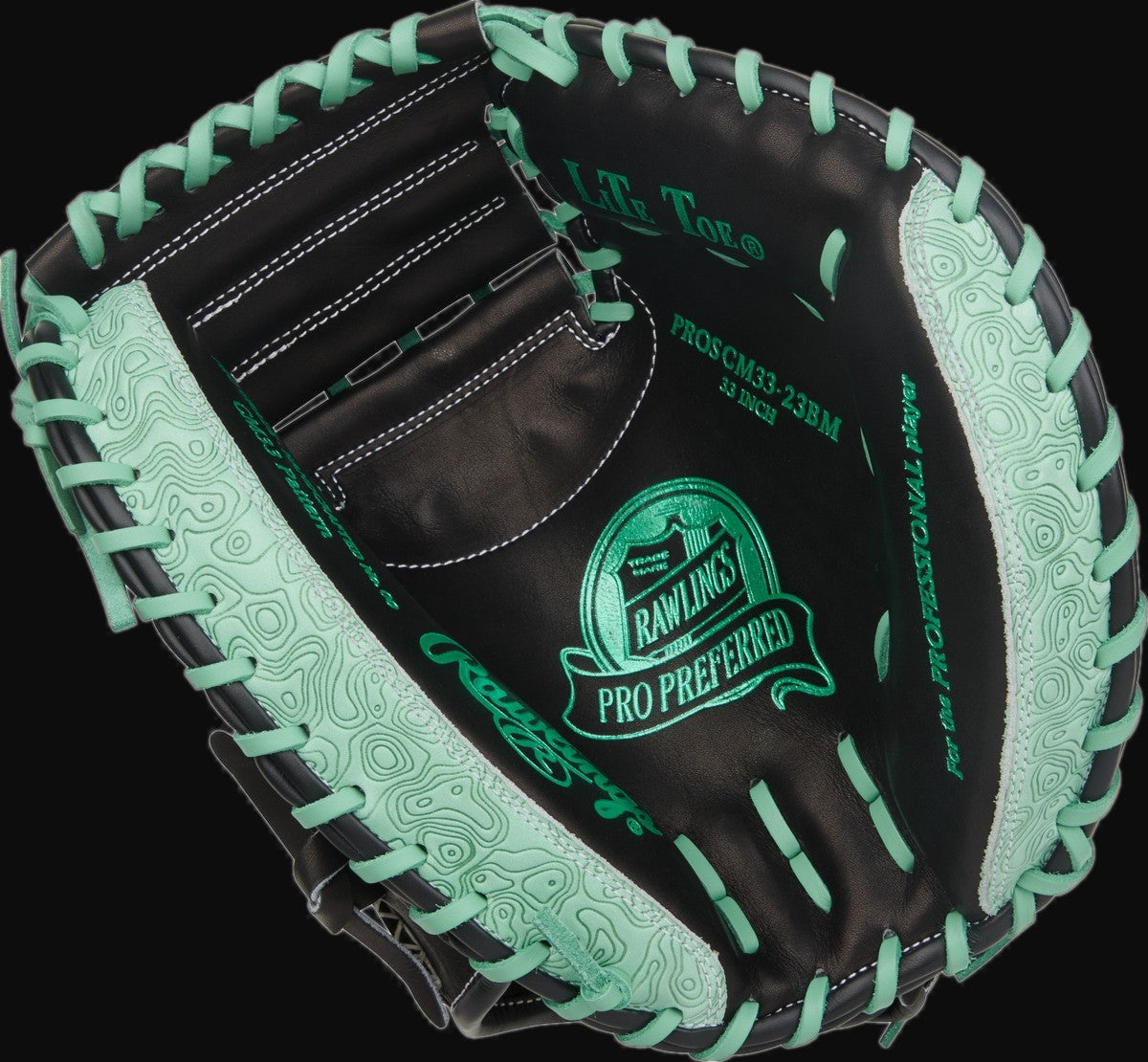 Rawlings Pro Preferred PROSCM33-23BM Model 33" Baseball Catcher's Mitt [bgblk]