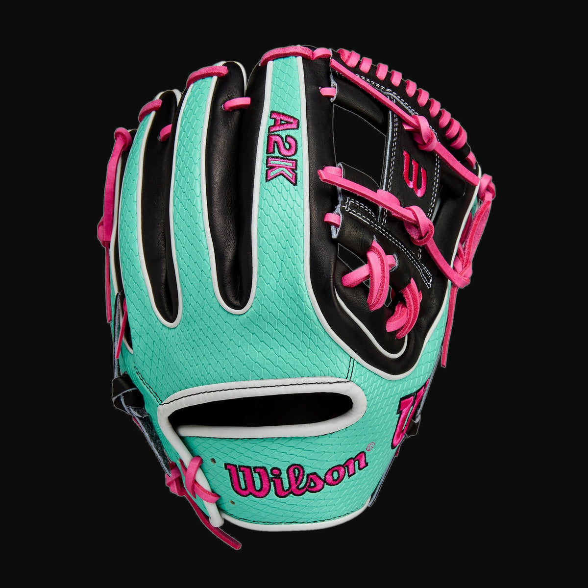 Wilson Summer 2025 A2K 1720 Model 11.5" Infield Baseball Glove [bgblk]