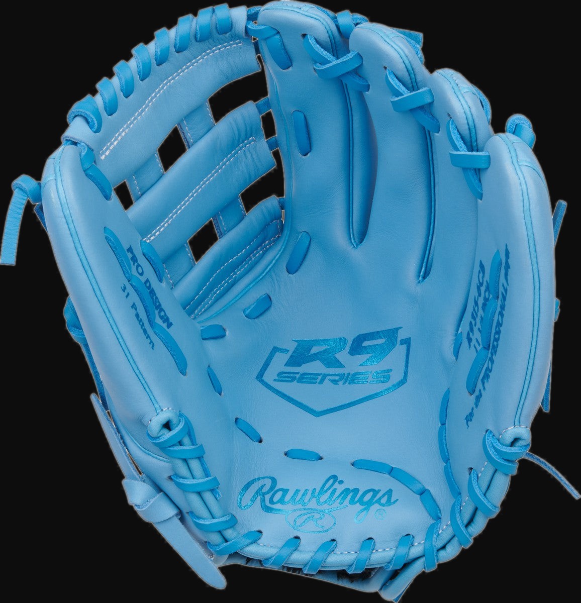 Rawlings R9 Series R9315-6CB Model 11.75" Baseball Infield Glove [bgblk]