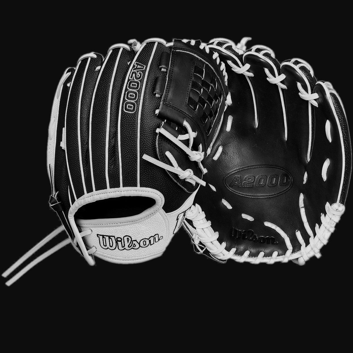 Wilson A2000 P12 Model 12" Fastpitch Pitcher Glove [bgblk]