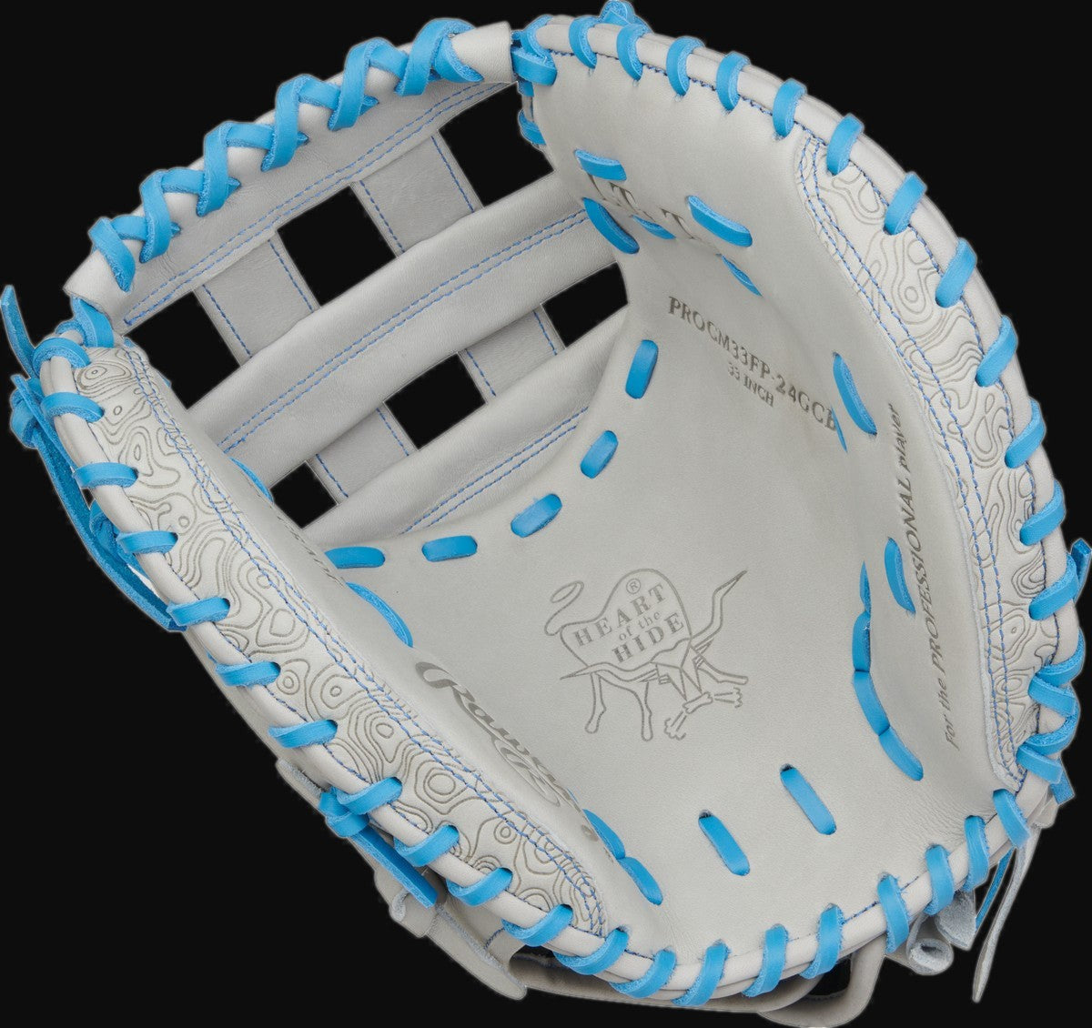 Rawlings Heart of the Hide PROCM33FP-24GCB Model 33" Fastpitch Softball Catcher's Mitt [bgblk]
