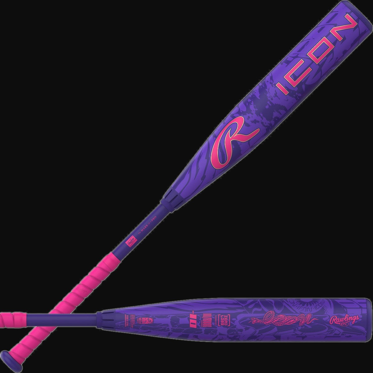 Rawlings 2027 Icon 2-Piece Composite -10 USSSA Baseball Bat