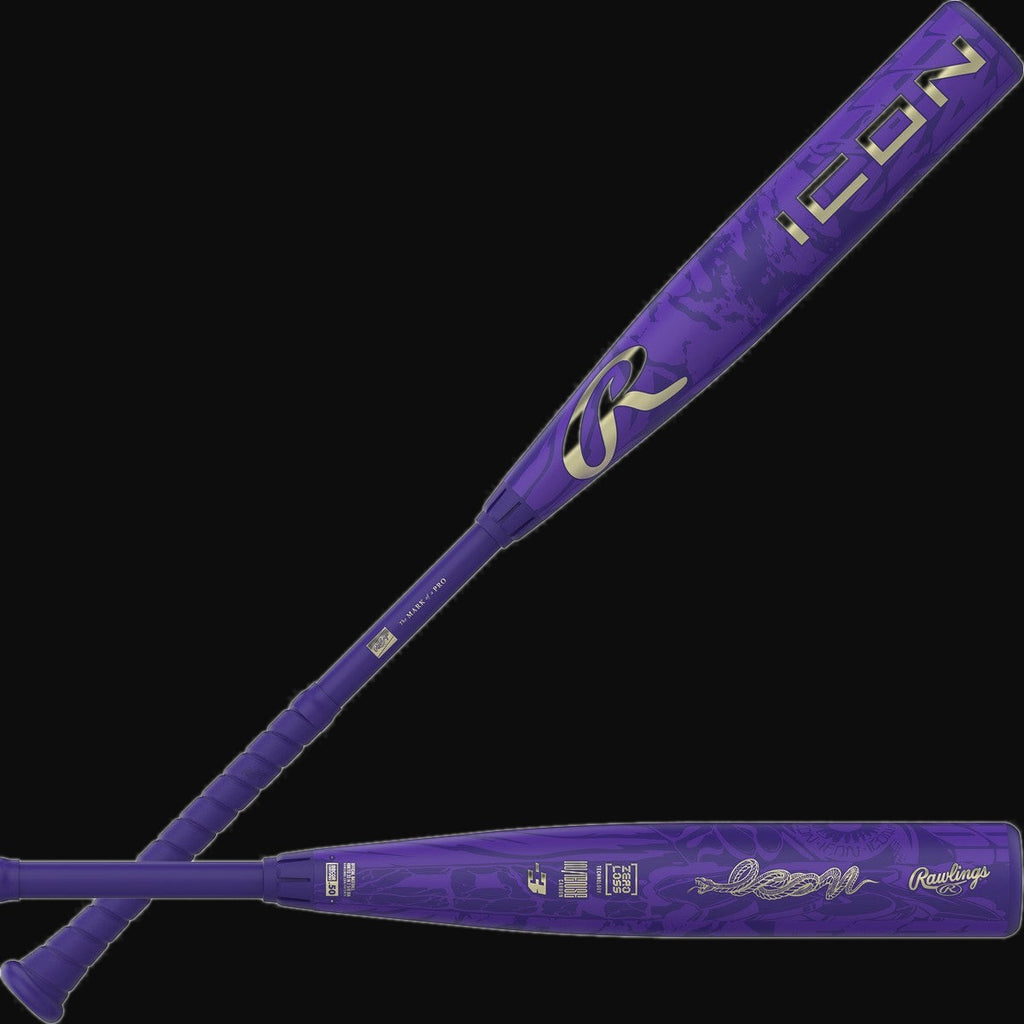 Rawlings 2027 Icon 2-Piece Composite -3 BBCOR Baseball Bat